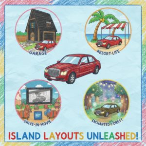 【あつ森】高級車の入手方法と値段、全7色のカラバリ、おしゃれなレイアウト20選を徹底解説！島クリが映える究極の家具