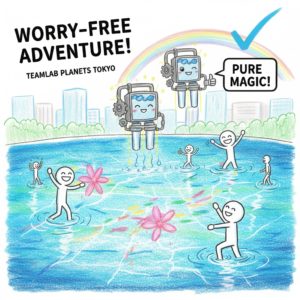 チームラボ豊洲の水は汚い？噂の真相と衛生管理の実態を完全解説！安心して楽しむための全知識【徹底検証】